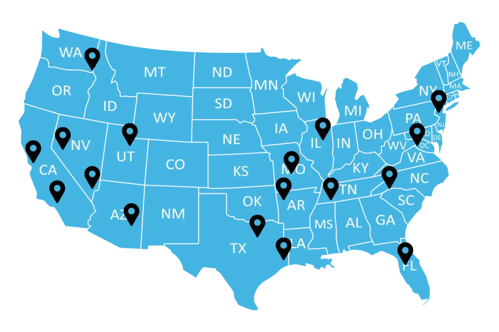 ShipTrac Fulfillment Center Locations